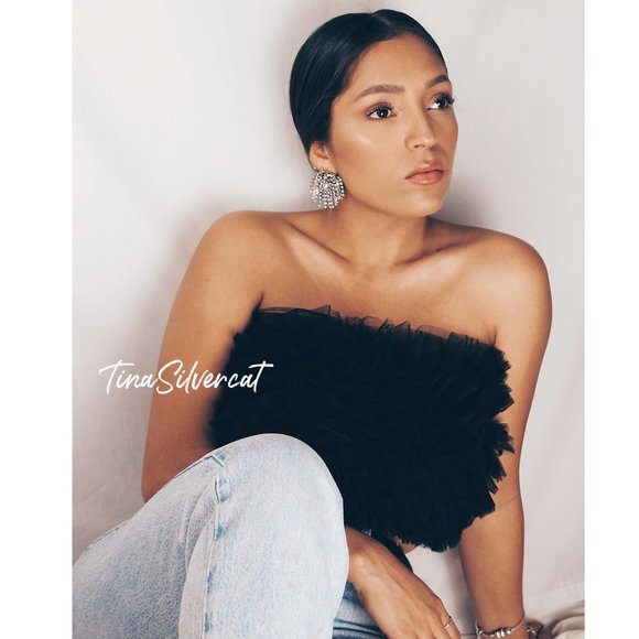 BLOGGER'S FAVE! Zara Tulle Top Black NWT - Picture 1 of 15